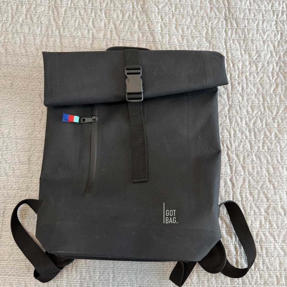 GOT BAG Rolltop Backpack 18L Hiking Travel Recycled Plastic Bag‎ Waterproof